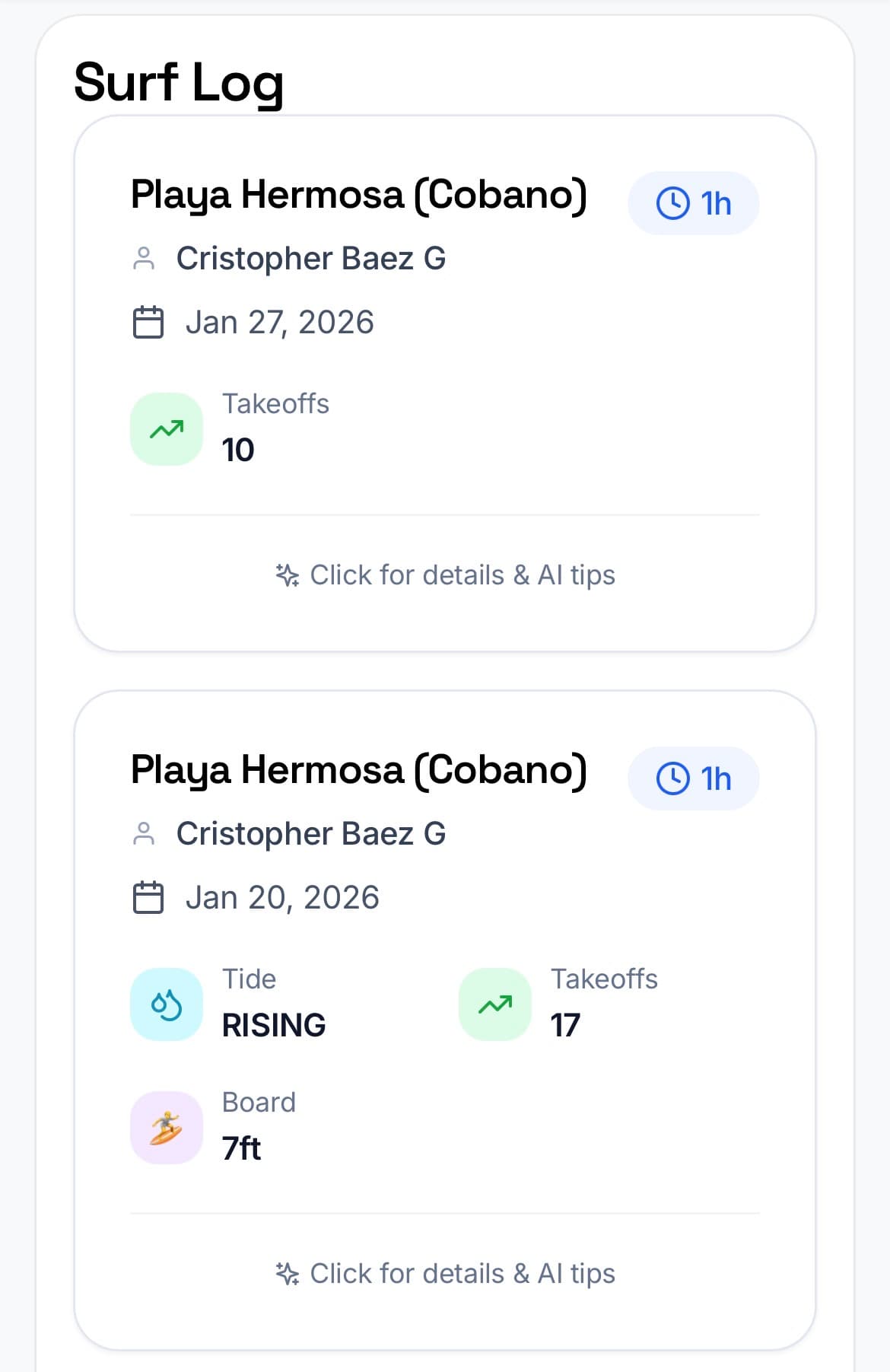 Surfer Worldwide platform screenshot (IMG_2144)
