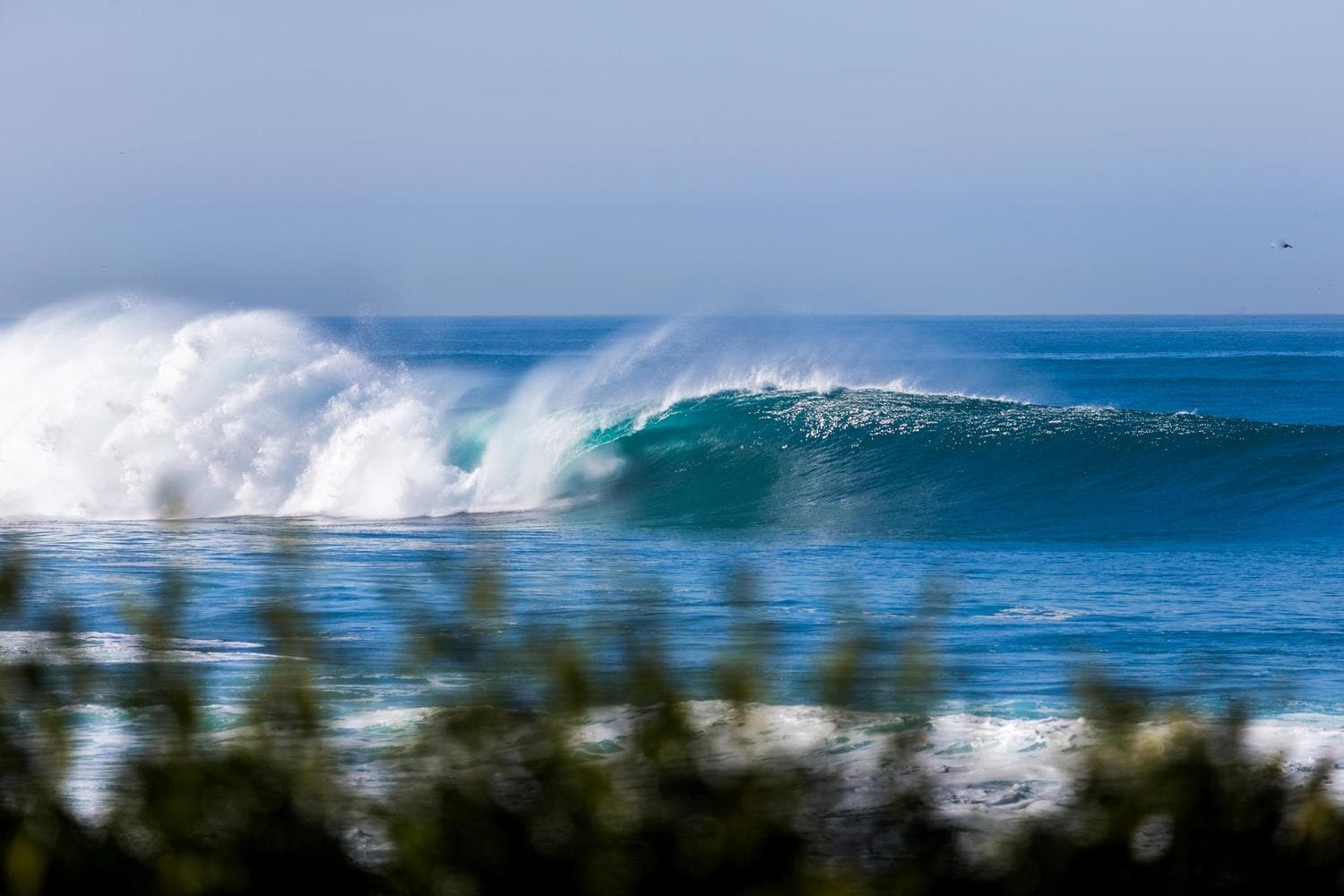 Surfing at Horseshoe Bay, Southampton, Bermuda