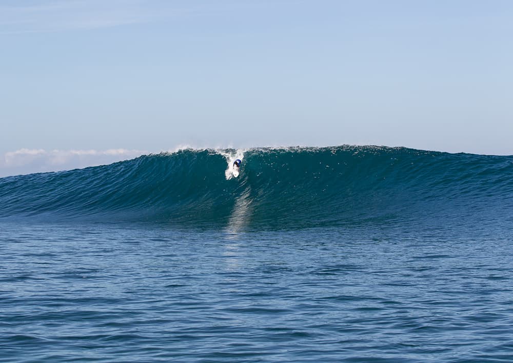 Surfing at Lakey Peak, Sumbawa, Indonesia
