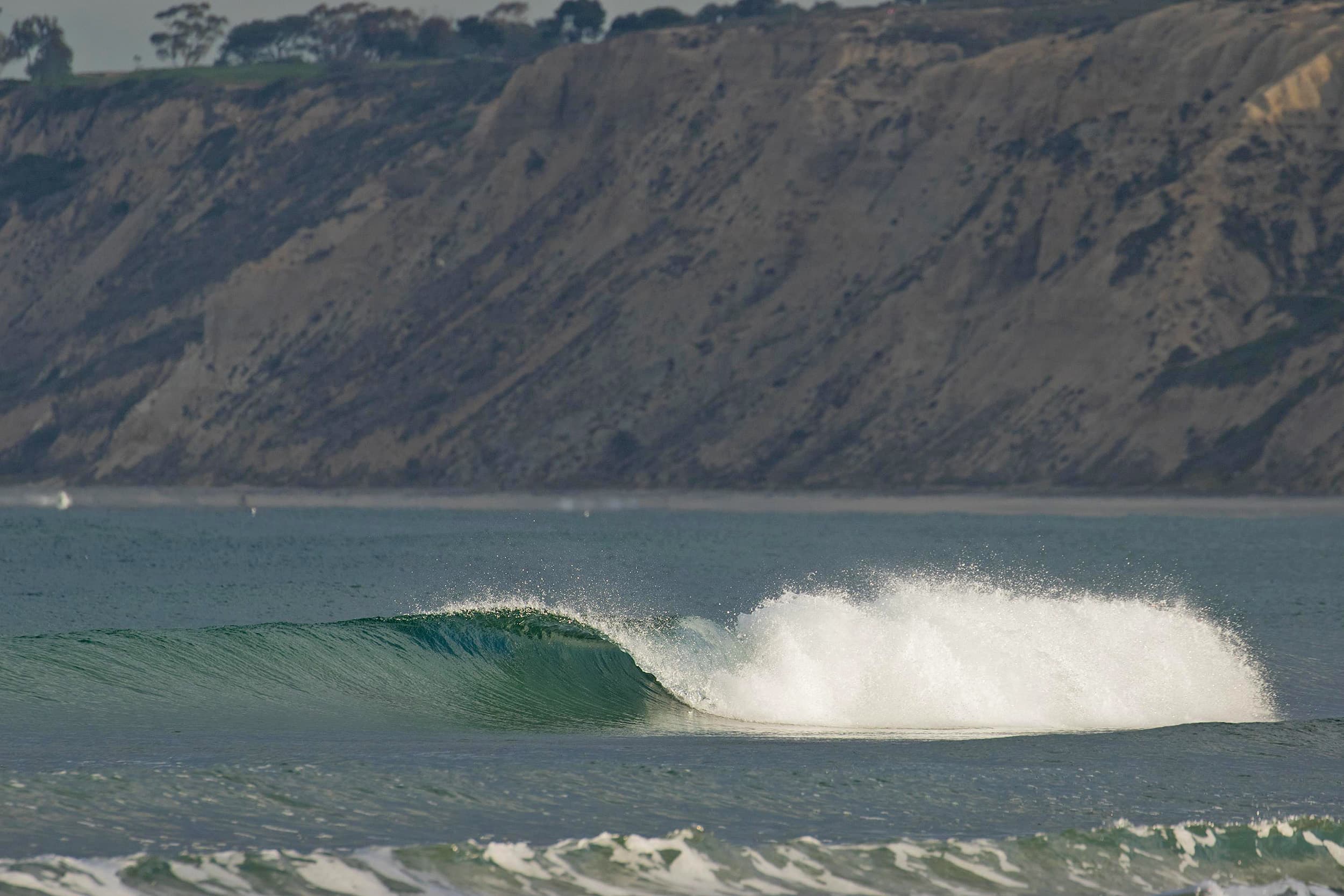 Surfing at La Jolla Shores, San Diego, USA
