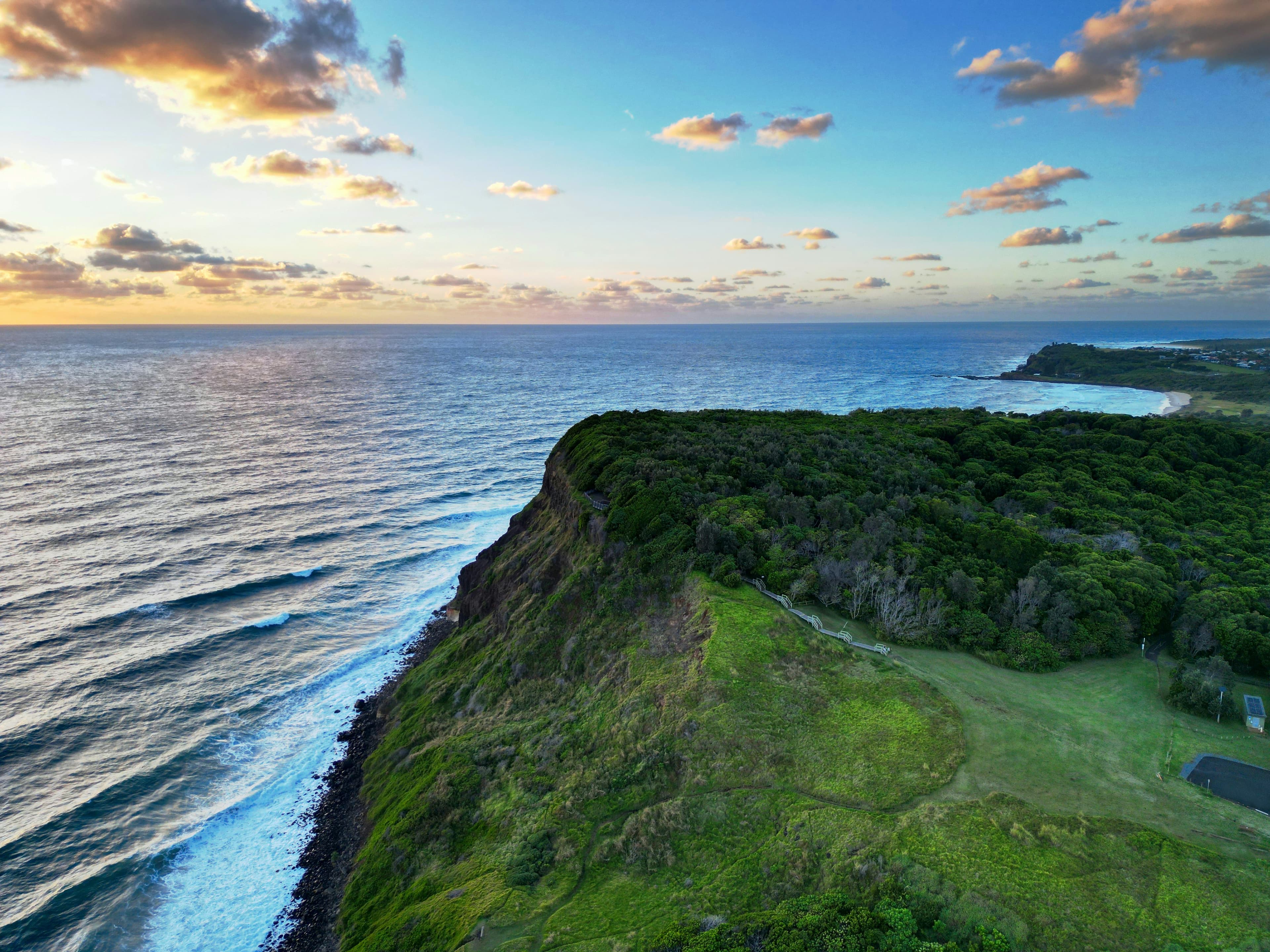 Surfing at Lennox Head, NSW, Australia