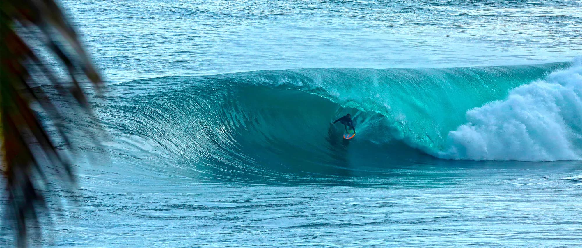 Surfing at Soup Bowl (Bathsheba), St. Joseph, Barbados