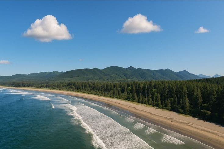 Surfing at Tofino (Long Beach), British Columbia, Canada
