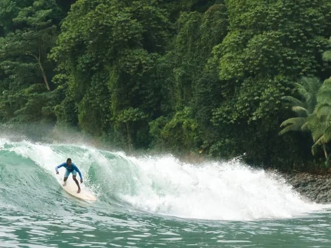 Surfing at Necoclí, Antioquia, Colombia