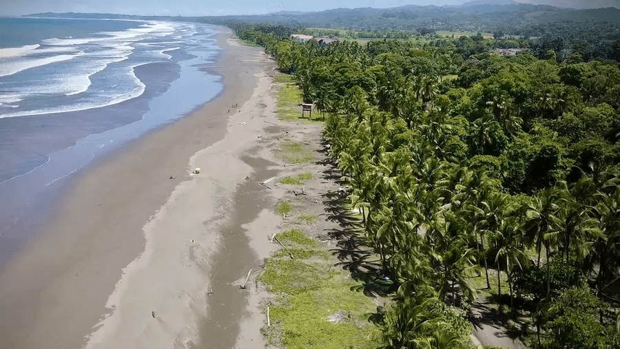 Surfing at Bejuco Beach, Parrita, Costa Rica
