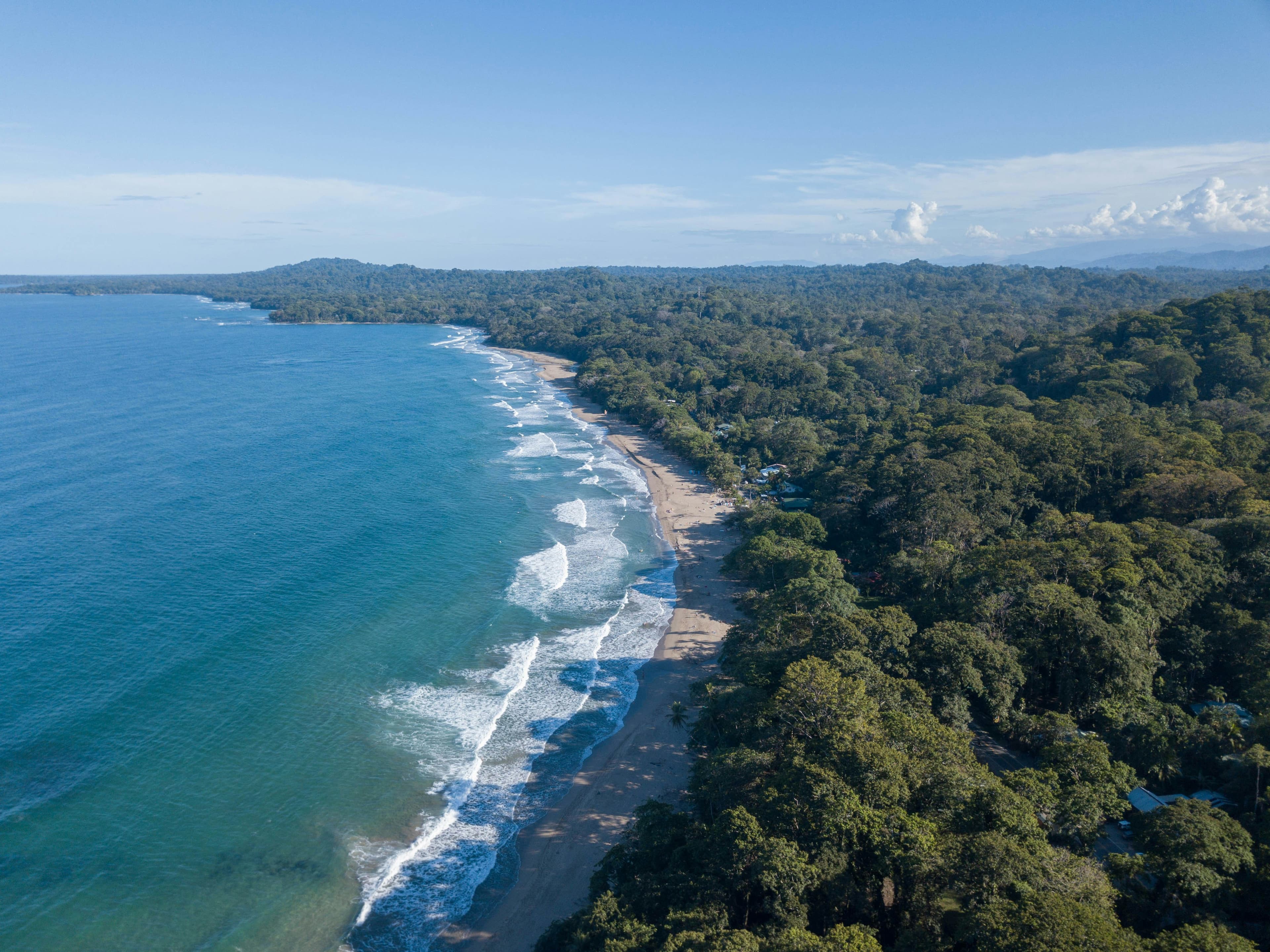 Surfing at Cocles Beach, Puerto Viejo, Costa Rica