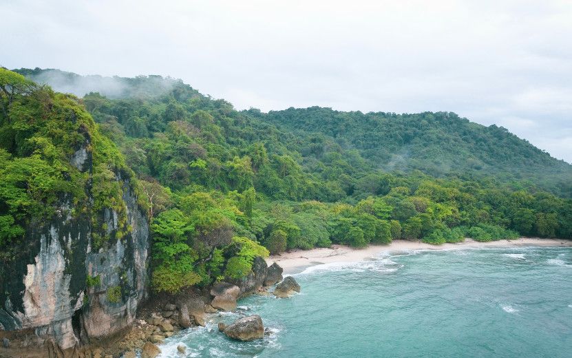 Surfing at Mal País, Mal País, Costa Rica