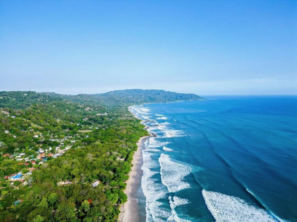 Surfing at Santa Teresa, Santa Teresa, Costa Rica