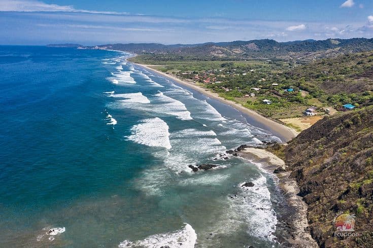 Surfing at Ayampe, Manabí, Ecuador