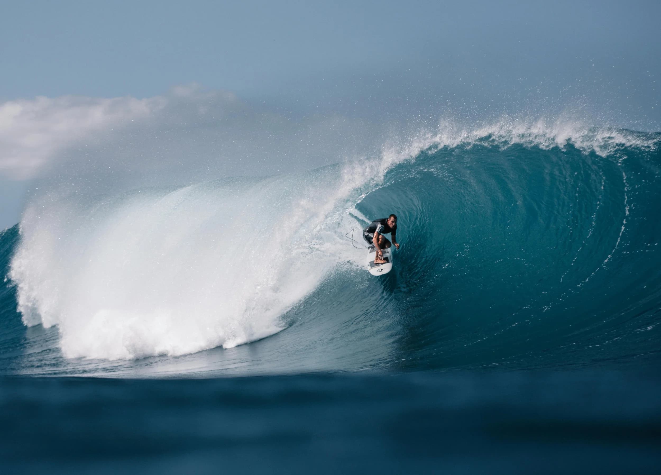 Surfing at Mompiche, Esmeraldas, Ecuador