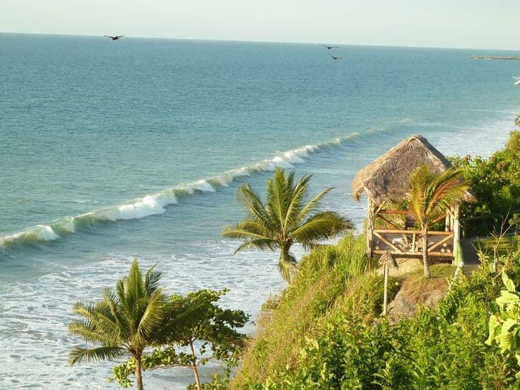 Surfing at Same, Esmeraldas, Ecuador