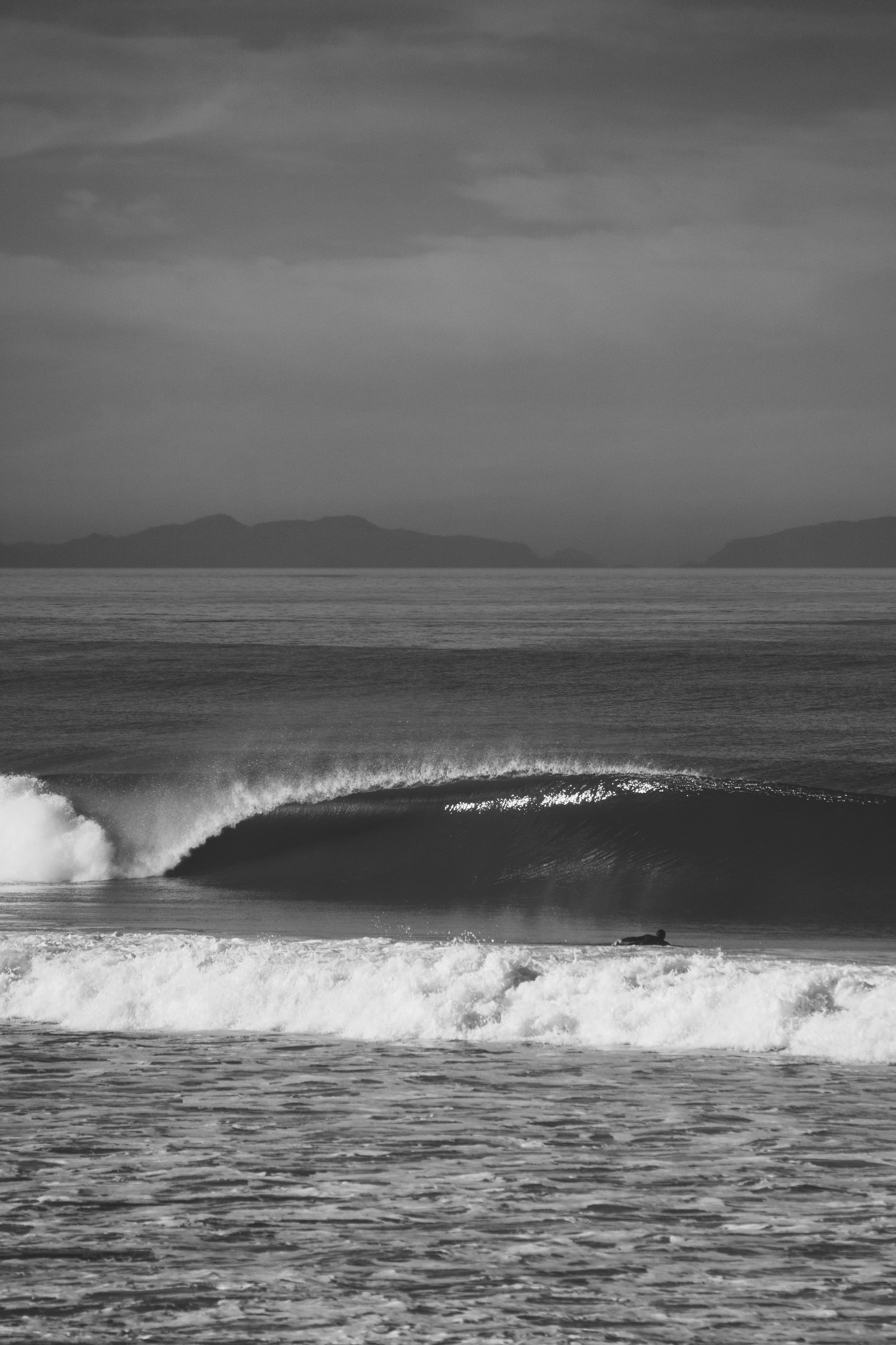 Surfing at Anglet (Cavaliers), País Vasco, France