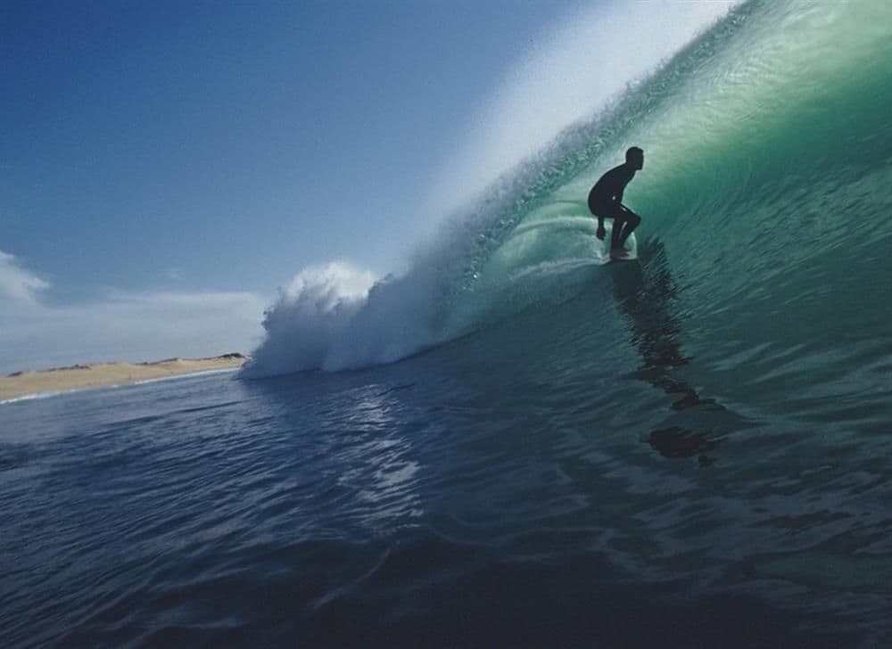 Surfing at La Torche, Bretaña (Finistère), France