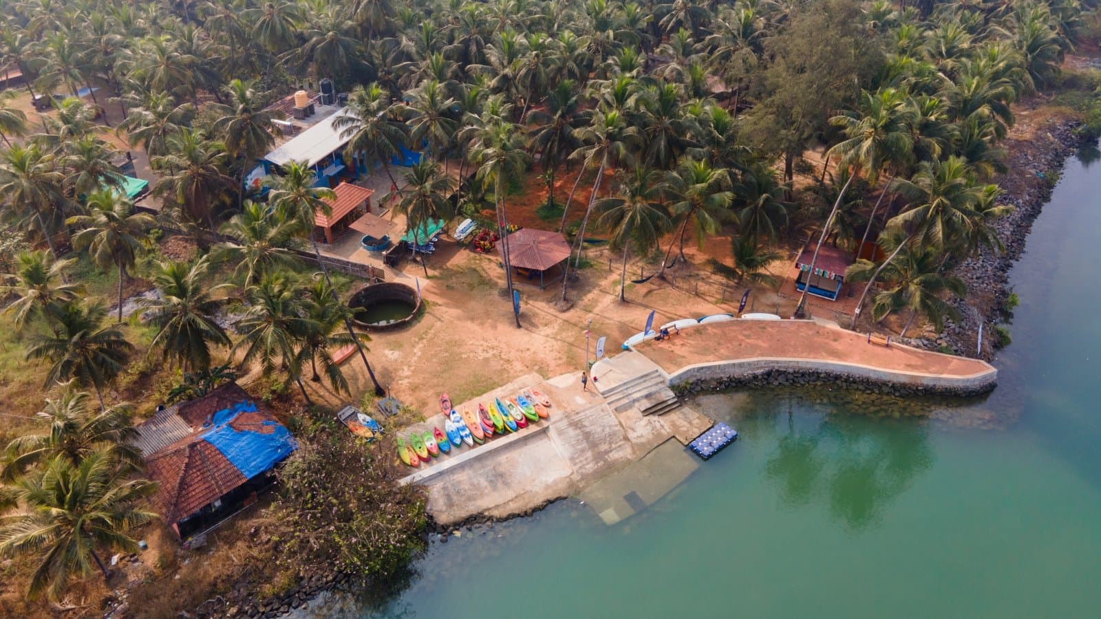 Surfing at Mulki (Mantra Surf Club), Karnataka, India