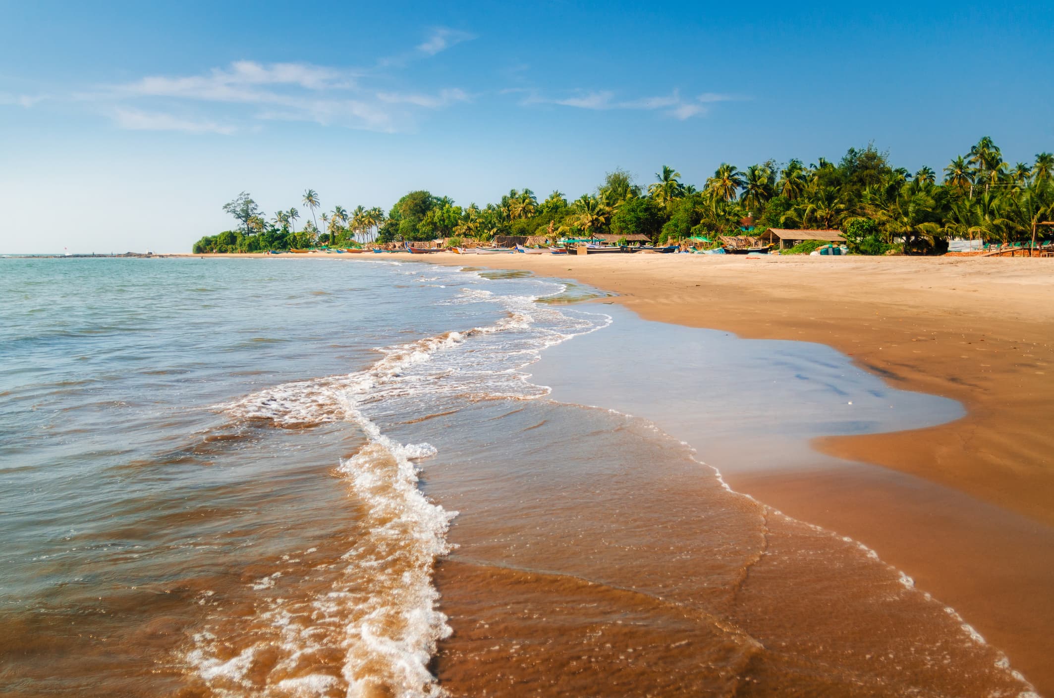 Surfing at Ashwem / Morjim Beach, Goa, India