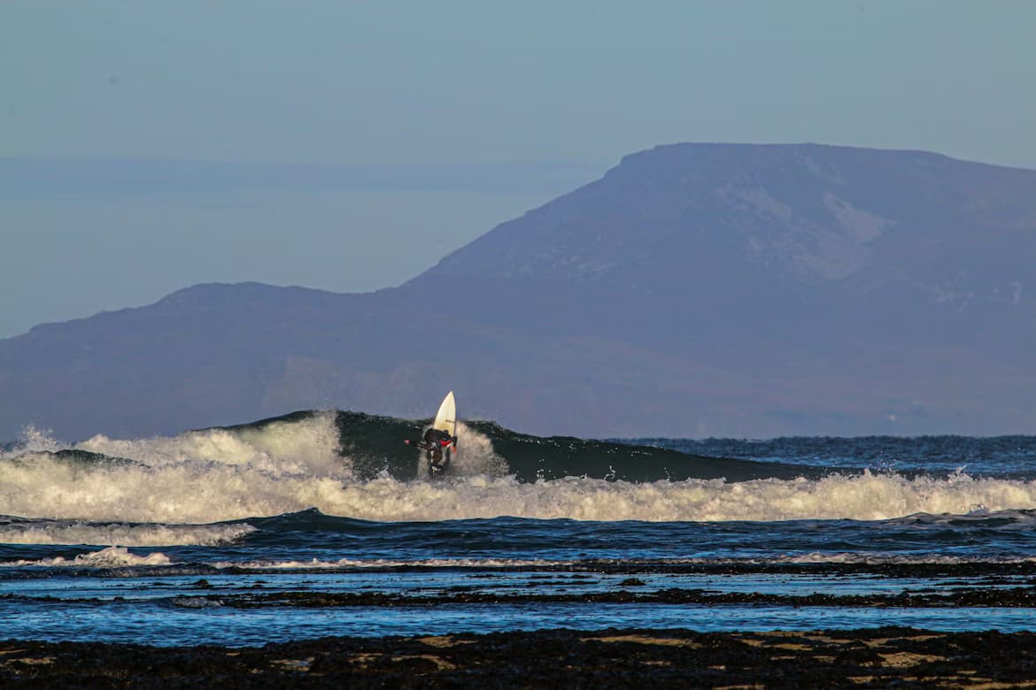 Surfing at Bundoran, Donegal, Ireland