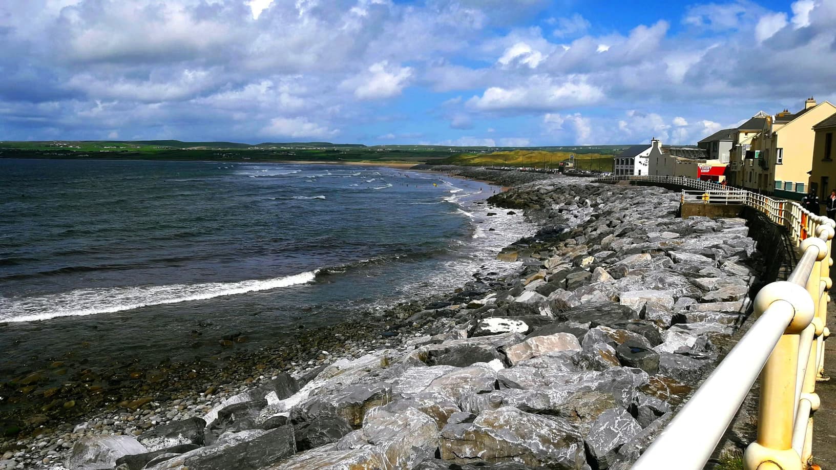 Surfing at Lahinch, Clare, Ireland