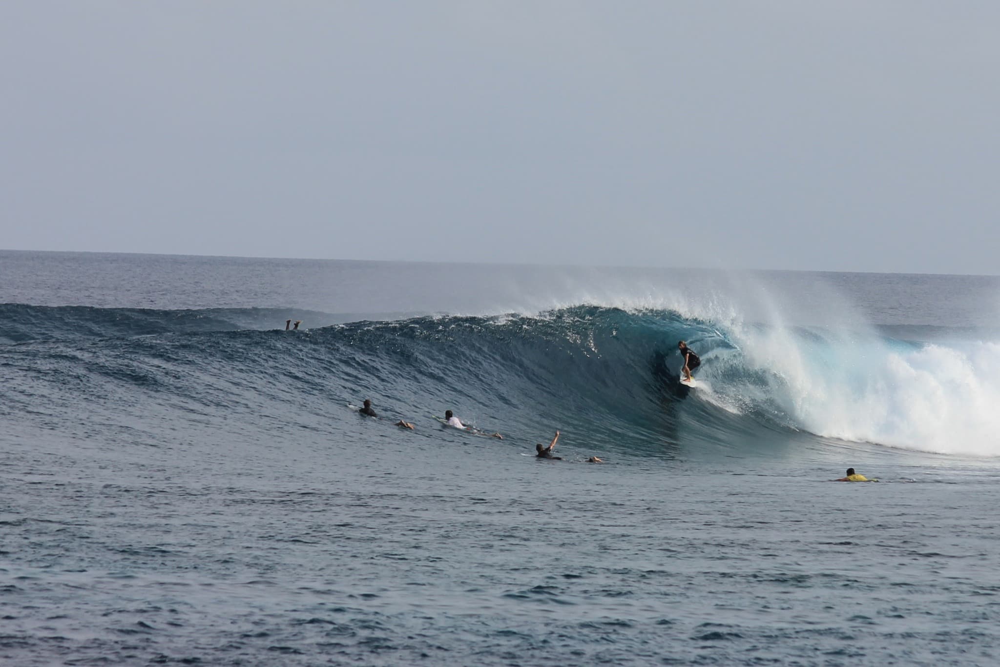 Surfing at Cokes, North Male, Maldives