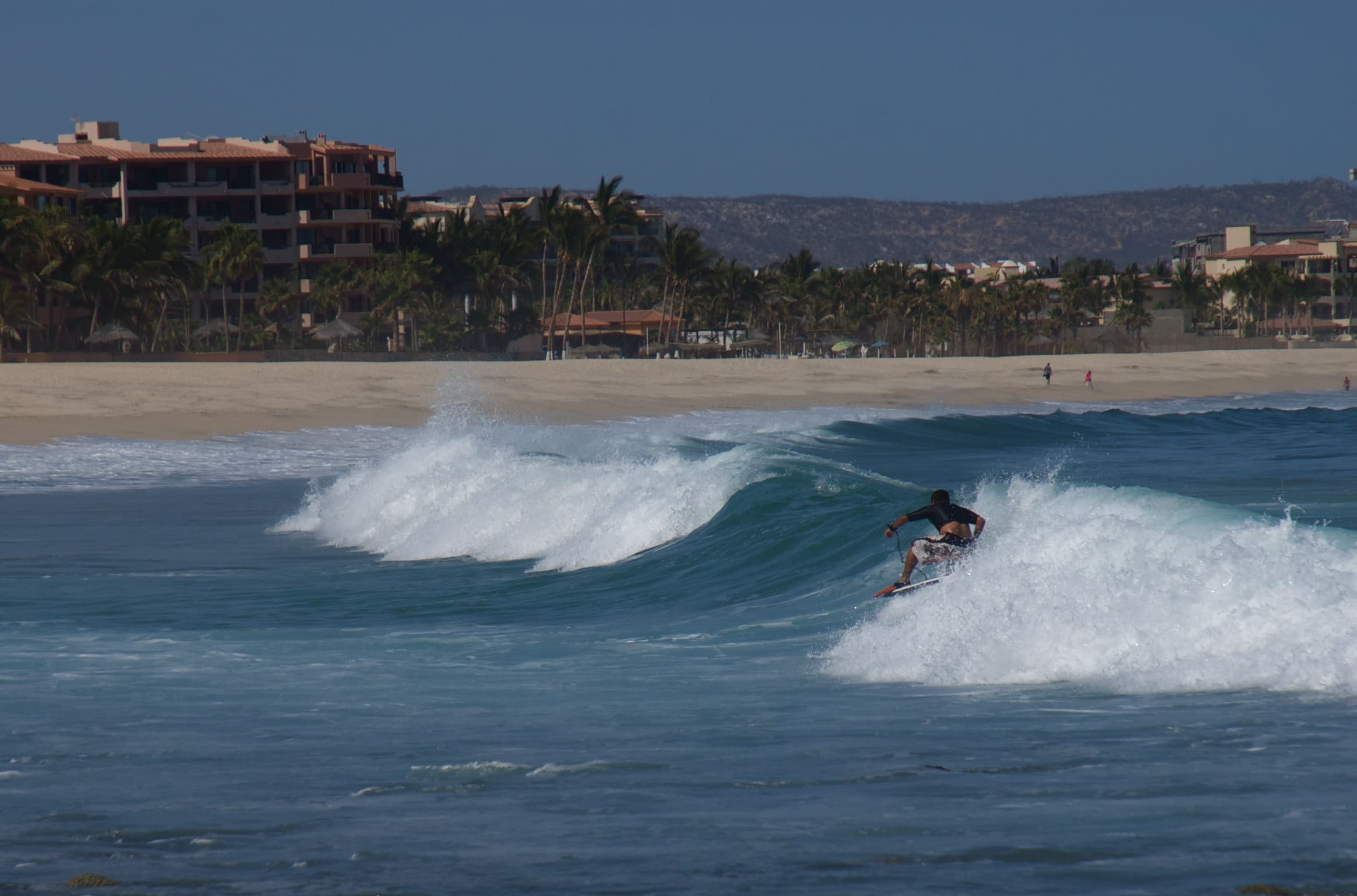 Surfing at Costa Azul, BCS (San José del Cabo), Mexico