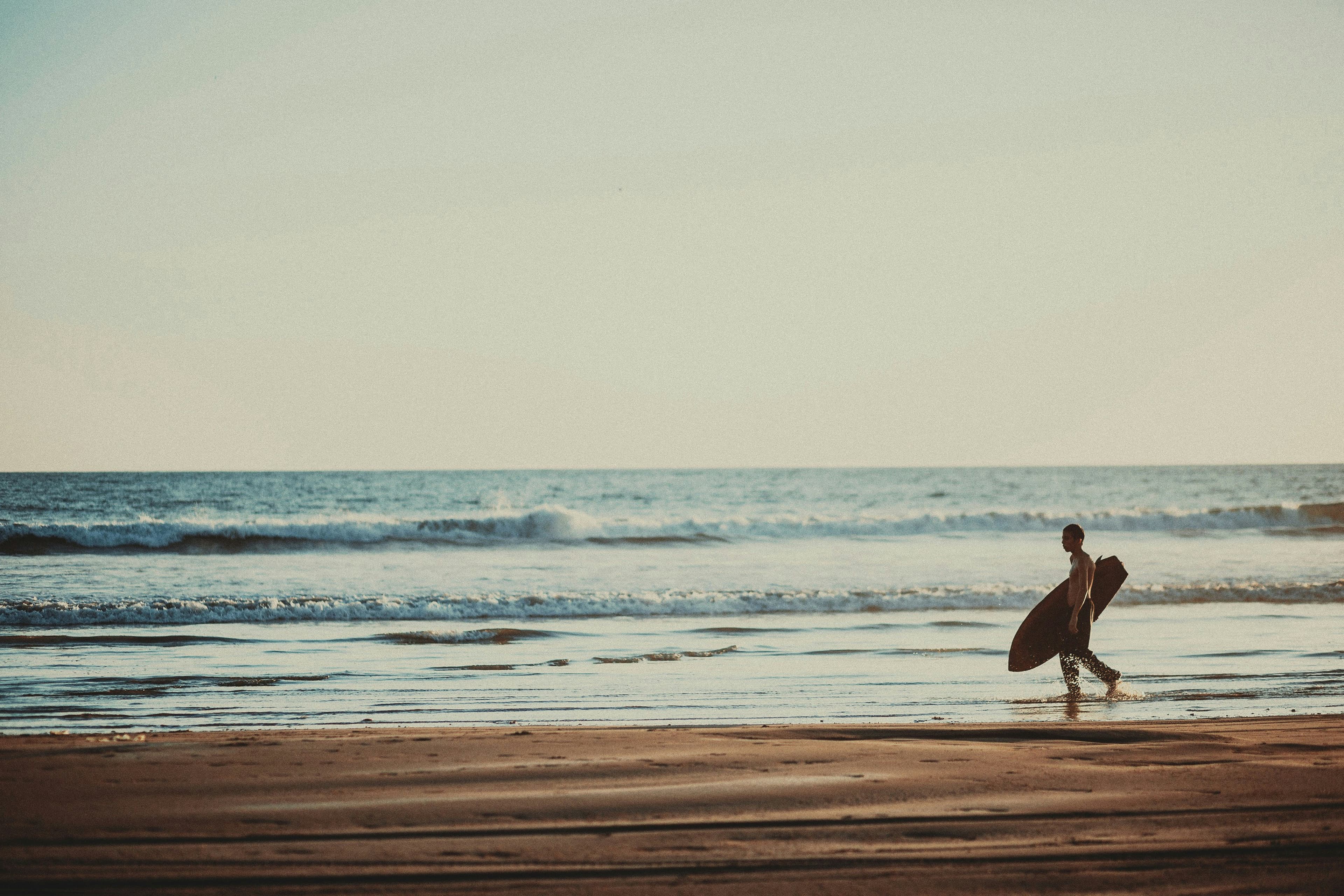 Surfing at San Blas (Las Islitas), Nayarit, Mexico