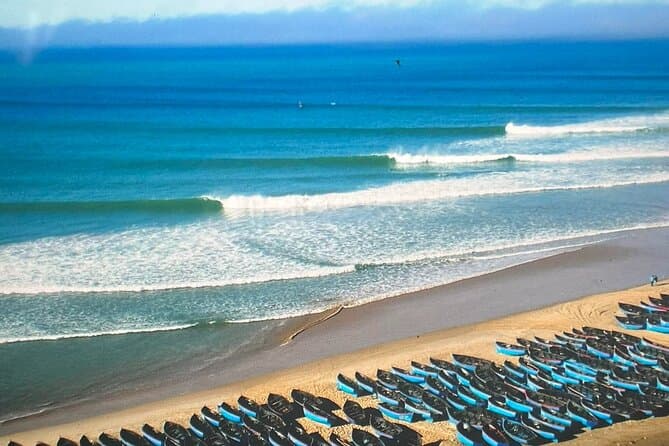 Surfing at Dakhla, Sahara Occidental, Morocco