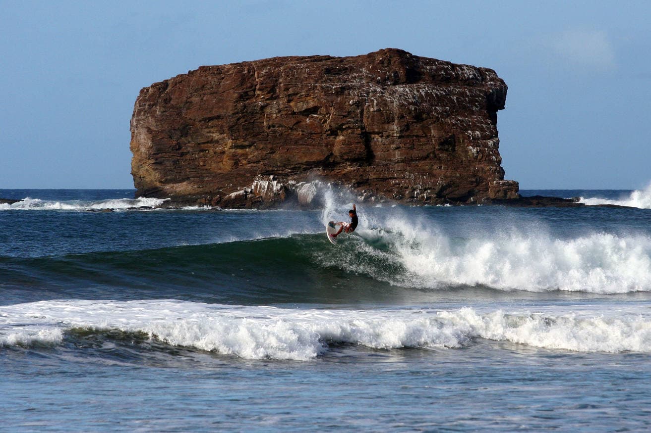 Surfing at Playa Hermosa (SJDS), San Juan del Sur, Nicaragua
