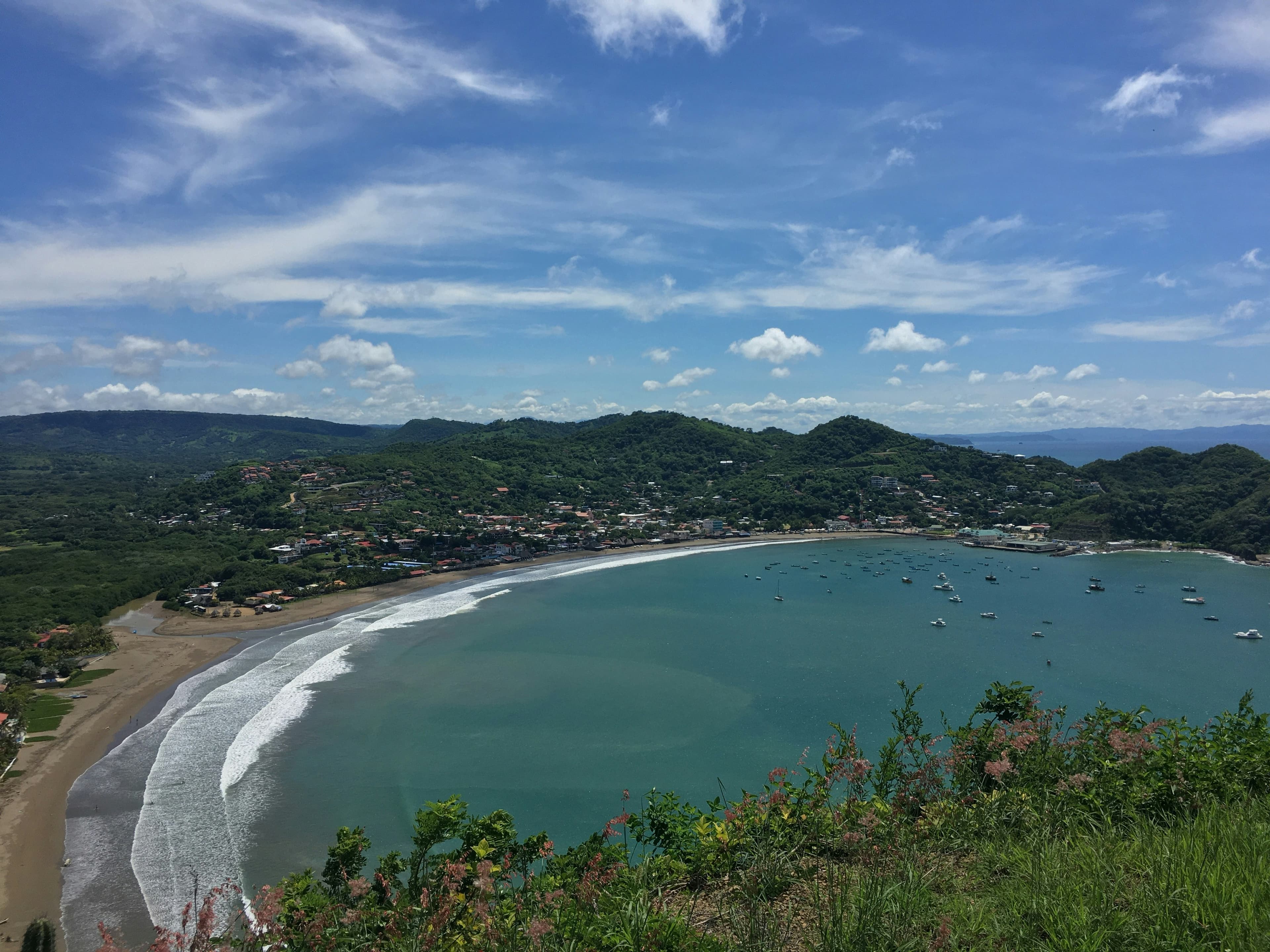 Surfing at San Juan del Sur, San Juan del Sur, Nicaragua