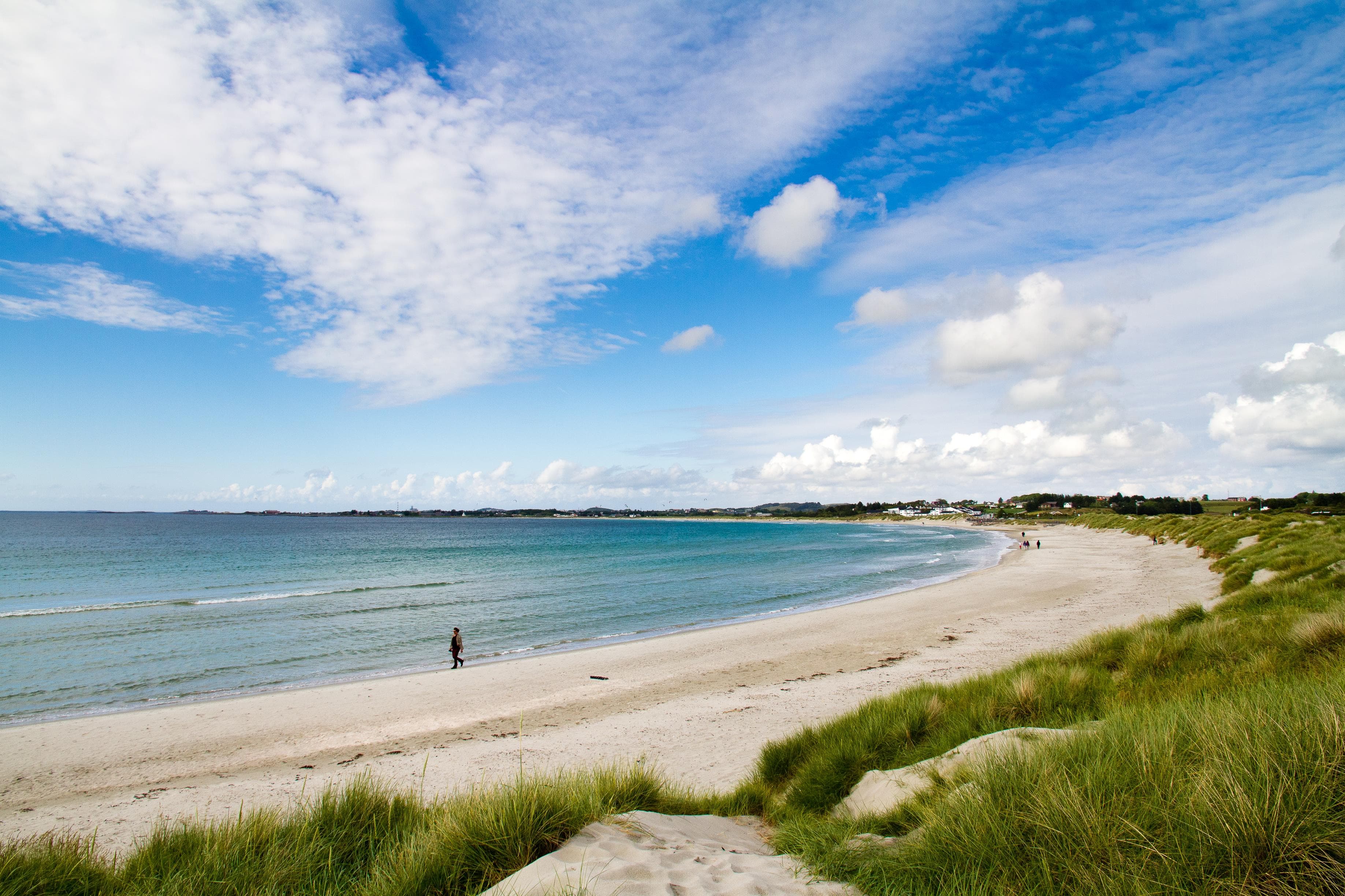 Surfing at Jæren (Bore Beach), Rogaland, Norway