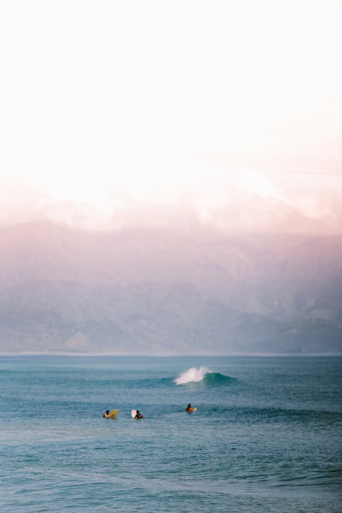 Surfing at Baler (Sabang Beach), Aurora, Luzón, Philippines
