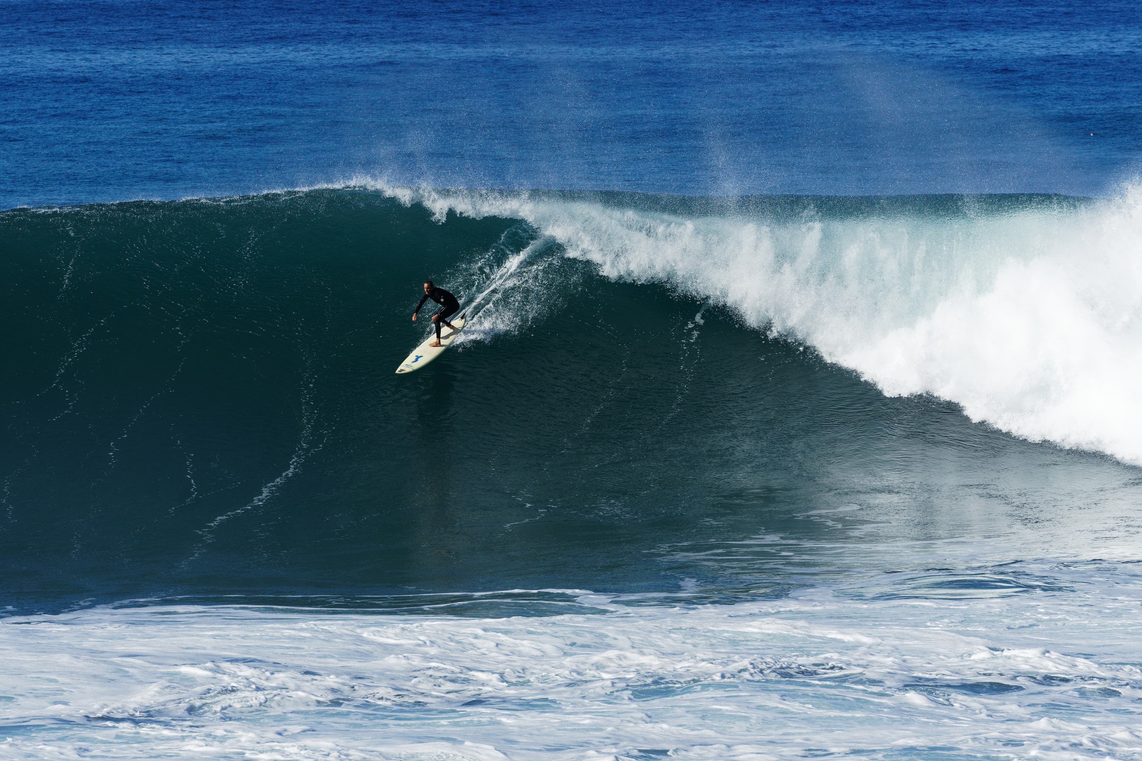Surfing at Paul do Mar, Calheta, Portugal