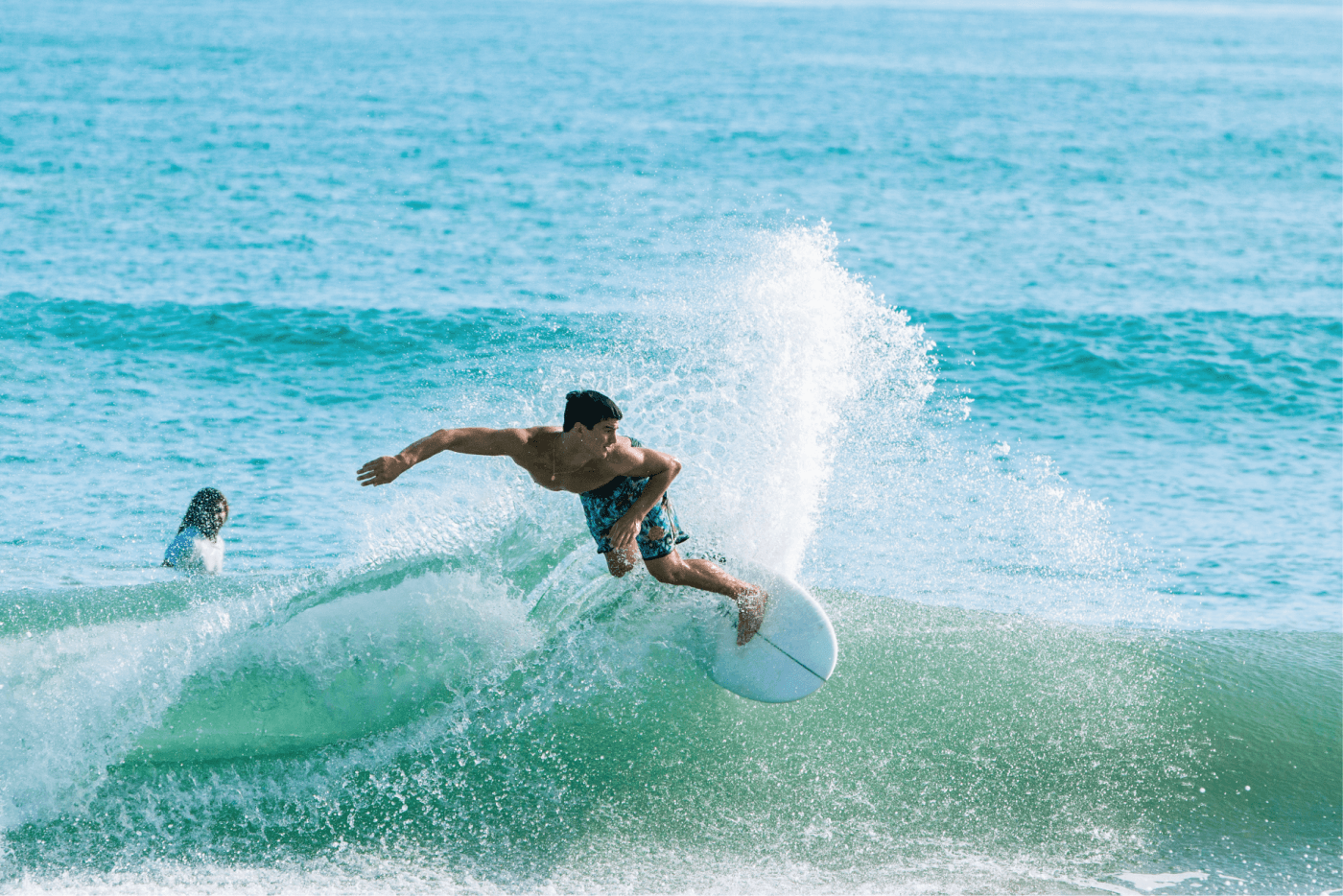 Surfing at Cabarete, Puerto Plata, Dominican Republic
