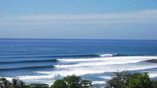 Surfing at Km 59 (El Cocal), Sonsonate, El Salvador