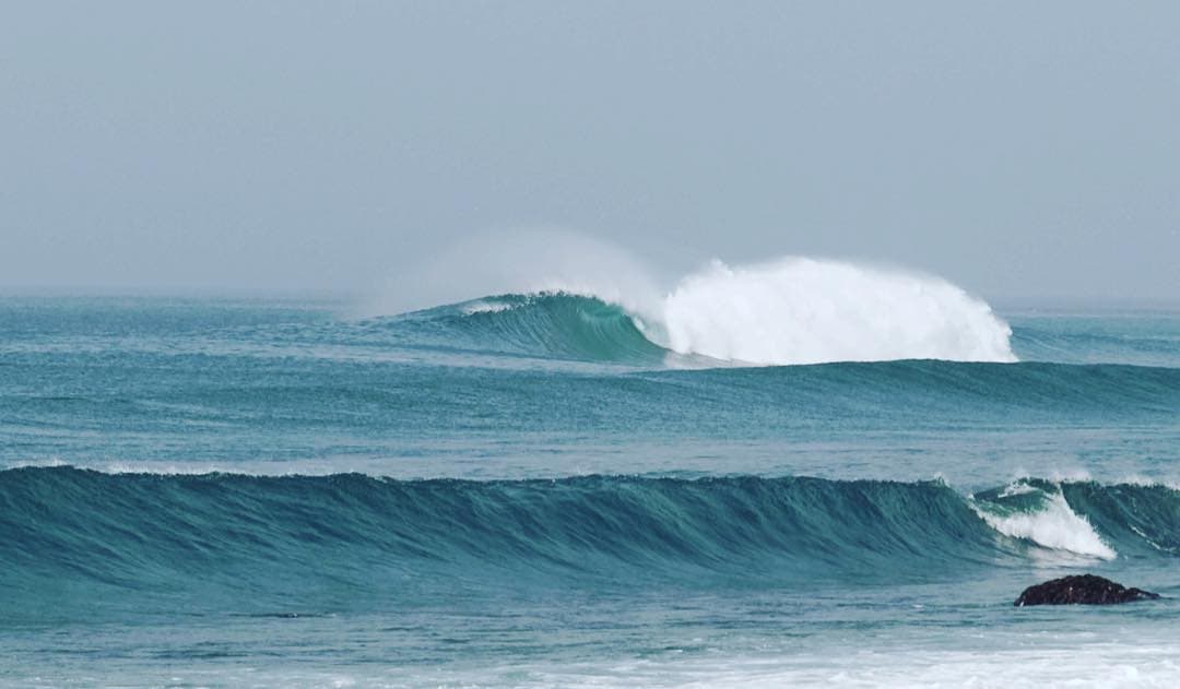 Surfing at N'Gor Island (N'Gor Right), Dakar, Senegal