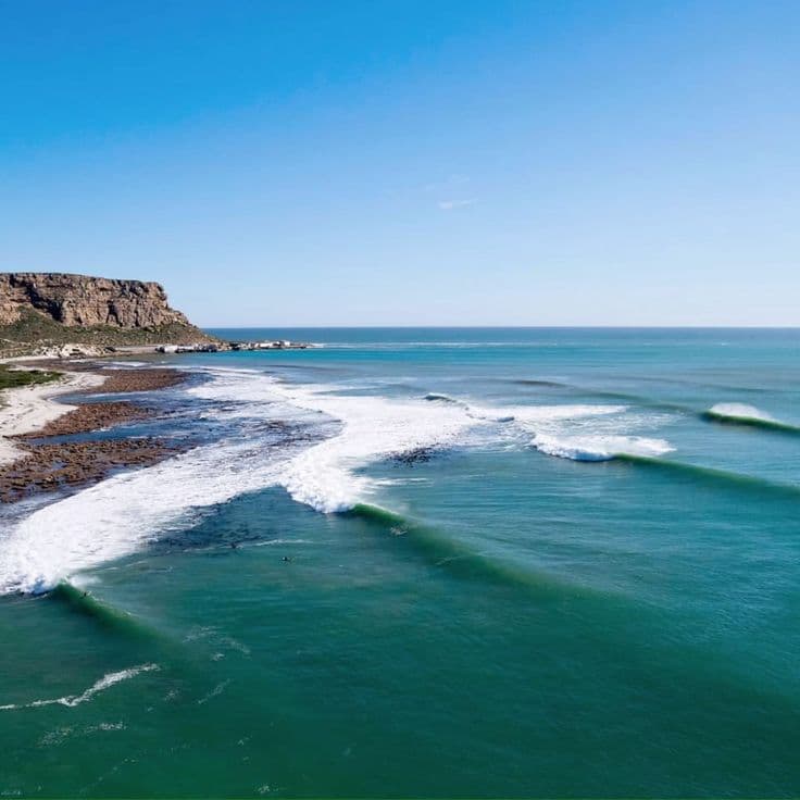 Surfing at Elands Bay, Western Cape, South Africa