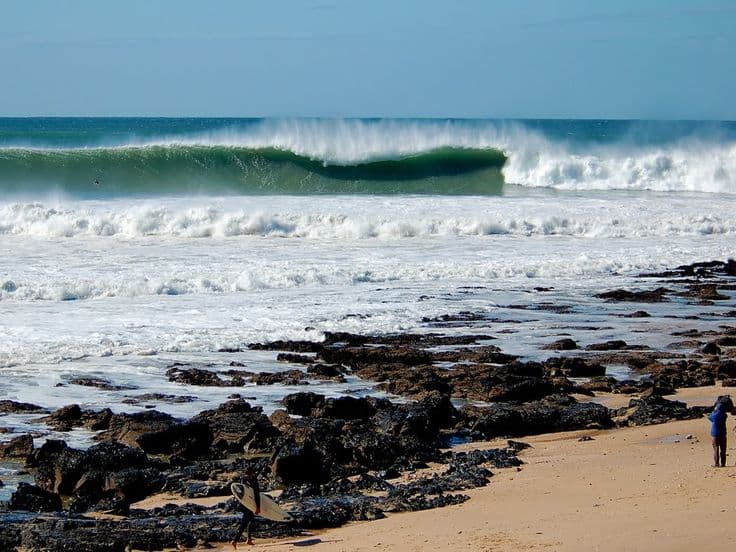 Surfing at Jeffrey's Bay (Supertubes), Eastern Cape, South Africa