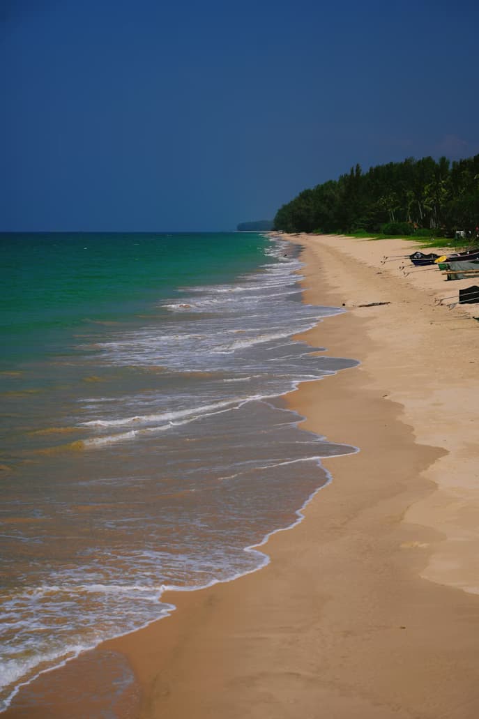 Surfing at Kata Beach, Phuket, Thailand