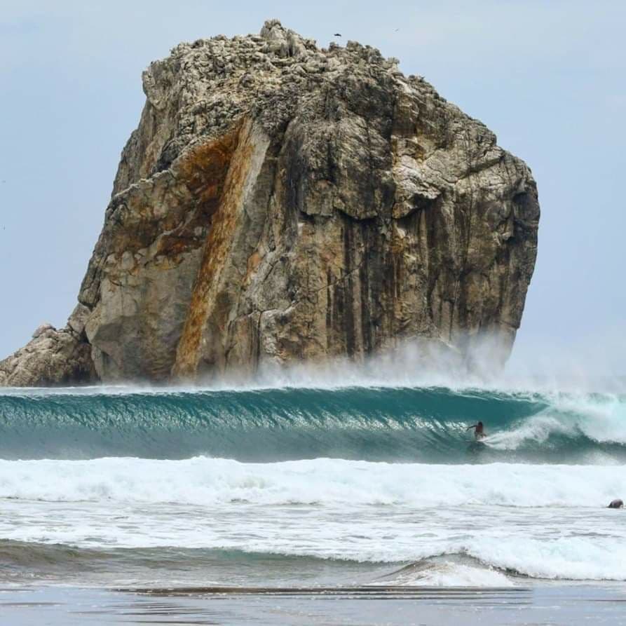 Surfing at Witch's Rock, Guanacaste, Costa Rica